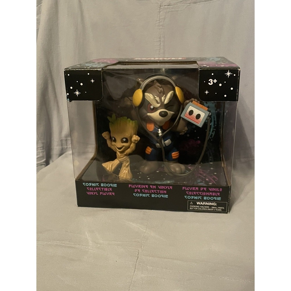NEW Disney Parks WonderGround Maria Stuckey Cosmic Boogie Rocket & Groot Figures